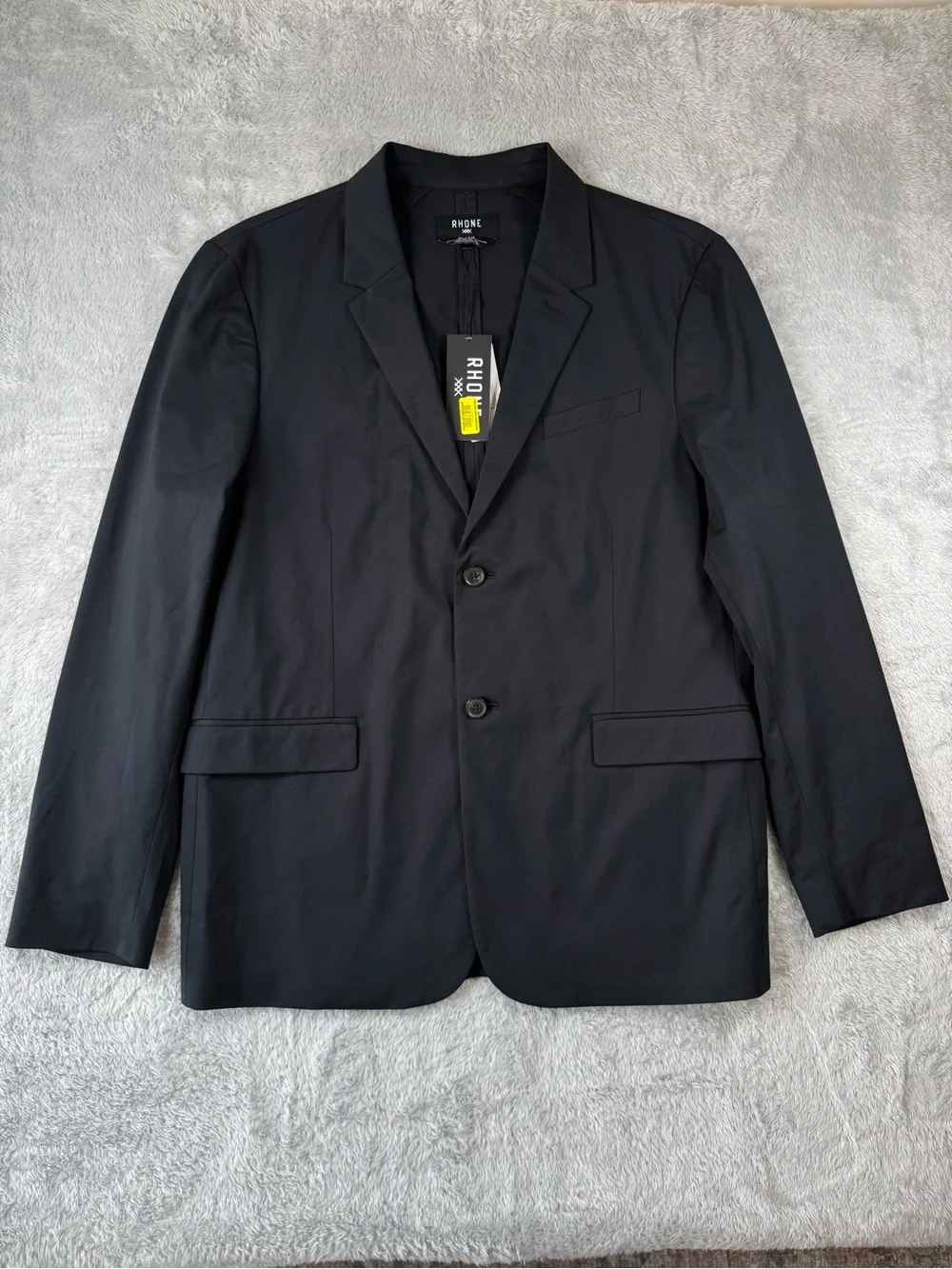 NWT Rhone Commuter Flex Knit Performance Blazer Black Slim Fit Men’s XL